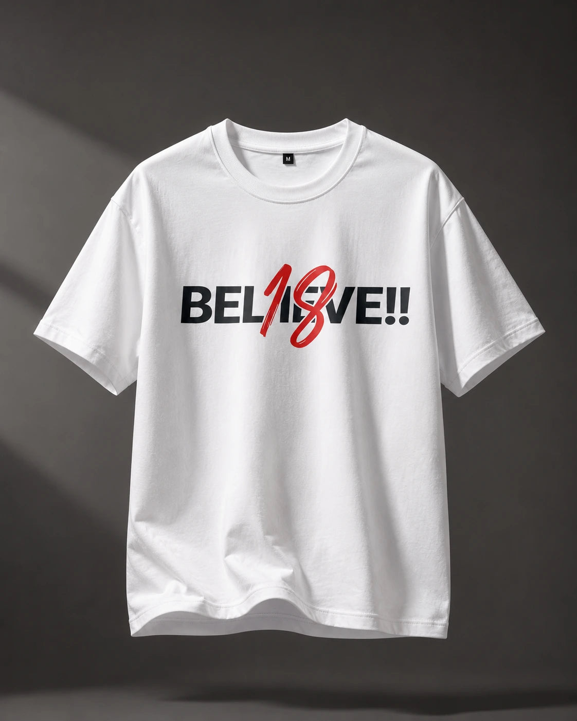 BELIEVE18 Oversized T-shirt